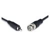 Daunin 1m 2m 3M Video BNC Male to RCA Male Jack Coaxial Cable Connector Adapter Fit for CCTV Camera System Camera Accessories e1(1m) view 1