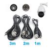 Daunin 1m 2m 3M Video BNC Male to RCA Male Jack Coaxial Cable Connector Adapter Fit for CCTV Camera System Camera Accessories e1(1m) view 3