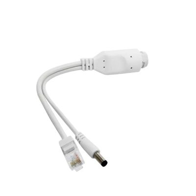 Daunin 24V to 12V POE Splitter Waterproof Adapter Cable Power Supply Module POE Splitter Injector Fit for IP Camera E1