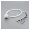 Daunin 15V 9pin 9 core RJ45 Network Cable POE Network Port Wire Power Single-Ended Cable Fit for IP Camera CCTV Monitoring White Black e(White with Cover) view 3
