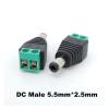 5pcs 12V 2.5 x 5.5mm 5.5 * 2.5mm DC Power Male Female Plug Jack Adapter Connector Cable Terminal Fit for CCTV Camera LED Light E1(Female 5pcs) view 4