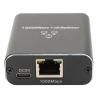 1 to 2 Ethernet Splitter 1000Mbps High Speed RJ45 LAN Splitter with USB Power Cable for Cat8 Cat7 Cat6 Cat5 Cat5e view 2