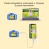 Kids Camera, Cute Cartoon Digital Video Camera Portable Children Action Camera for Toddlers Kids Girls Boys (Blue) view 4