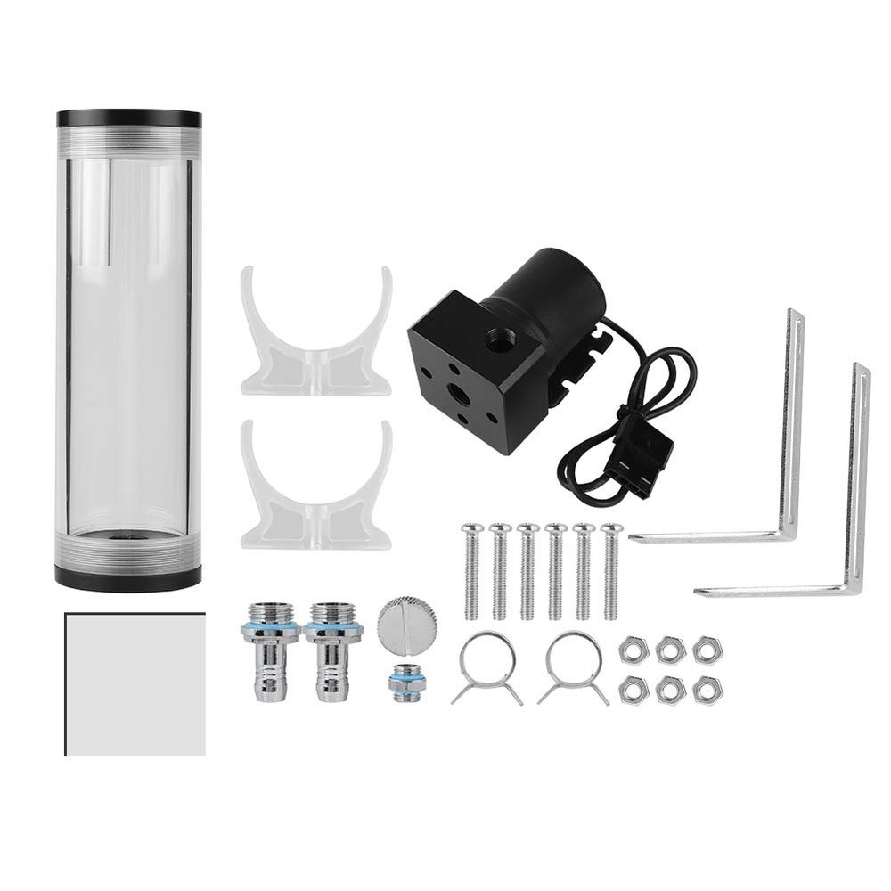 Nutriess 50mm Diameter 160mm Long Water Cooling TA NK 800L H Flow Quiet Performance Compact DC Pump for Computer (160mm)