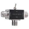 Antenna Switch 1 Input 2 Output 0-50MHz Manual Switching High Isolation for Ham Radio with 2 Way Antennae Splitter Operates Frequency for Amateur Radio Grounding Guard view 1