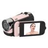 ICRPSTU 1080P 16MP Digital Camera with 2.4 Inch Rotatable Screen Camcorder, 16X Zoom Camcorder HD Video Recorder with Fill Light for Selfies, Baby Growth Recording, Travel (Pink) view 2