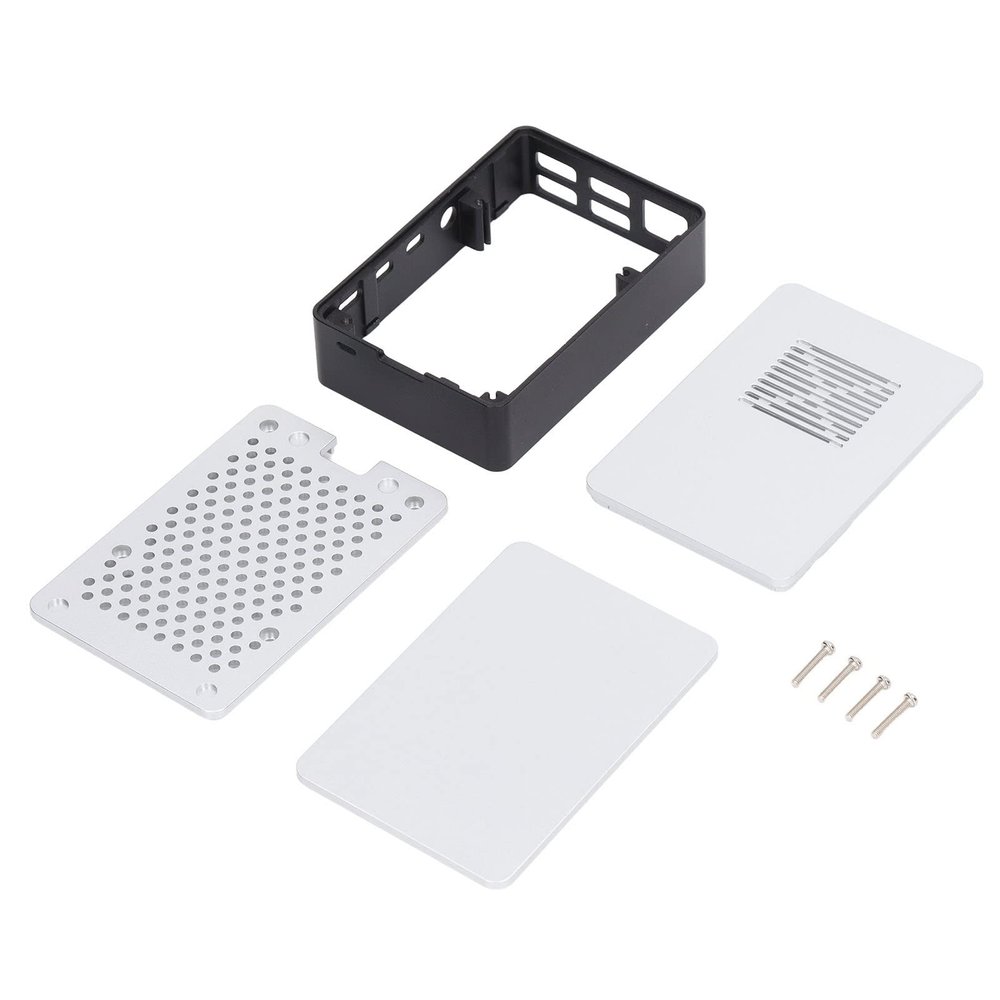 4B Protective Case Excellent Heat Dissipation Removable Top Cover ABS Aluminum Alloy Cooling Shell