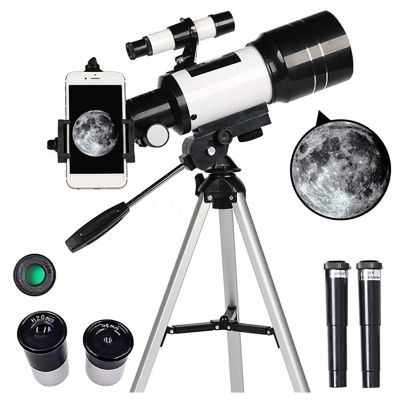 Ultra Hd, Astronomy Telescope for Adults Beginners, 150X 70mm Aperture Telescope with Tripod Finder, Astronomical Refracting Telescope Travel Telescope P13I Double The Comfort