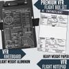 Aviation Pilot Kneeboard - E6b Flight Computer Plus Plotter & Cross Country Planning Notepad, Student Pilot Bundle view 3