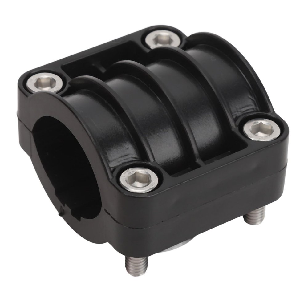 0 Degree Transducer Pole Mount for Panoptix LiveScope LVS32, Constructed from Metal Materials, Strong Load Bearing, Trolling Motor Shaft Mount with ABS, OE 010-12676 - 15,