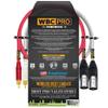 1 Foot RCA to XLR (Male) Cable Pair - WBC-PRO-LOCAP Low-Capacitance (14pF/ft) 22 AWG Ultra-Silent Audiophile & Pro-Grade Audio Interconnect Cable - Amphenol Plugs & Red & Silver Tweed Jackets view 1