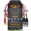 1 Foot RCA to XLR (Female) Cable Pair - WBC-PRO-LOCAP Low-Capacitance (14pF/ft) 22 AWG Ultra-Silent Audiophile & Pro-Grade Audio Interconnect Cable - Amphenol Plugs & Red & Silver Tweed Jackets view 1