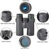 12X42 Binoculars for Adults, Waterproof Binoculars Lens for Birdwatching Hunting Boating-Army Watching, Hiking, Traveling(Orange) view 3