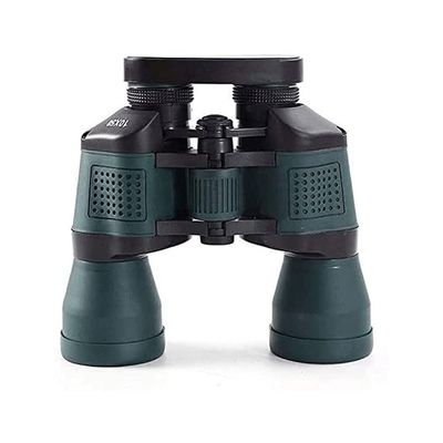 10x50 High Power Binoculars for Adults with Low Light Night Vision, for Bird Watching Hunting Travel Football Games Stargazing with Carrying Case and Strap