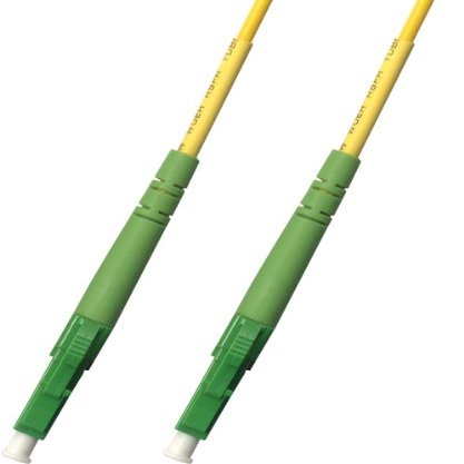 RiteAV 40M (131.2ft) OS2 LC/APC to LC/APC Fiber Optic Cable Simplex Singlemode 9/125 Jumper 40 Meter Patch Cord
