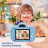1080P 48MP Digital Video Cameras Auto Focus 10X Digital Zoom Cartoon Frames Filters Compact Small Camera Boys Girls (Blue) view 3