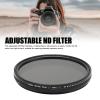 Adjustable ND Filter Aluminum Alloy Frame Optical Glass Lens Camera Filter ND2 to ND400 for Outdoor Photography (62mm) view 2