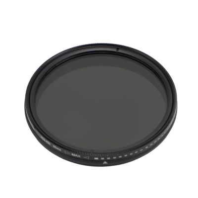 Adjustable ND Filter ND2-400 Variable Neutral Density Lens Filter Camera Photography Suitable Versatile Professional Use Photography (55mm)