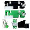 CordBrick Steel Weighted Cord Holder, Cord Wrap, Phone Accessory, Stocking Stuffer for Men, Adults, College Students. Nightstand, Desk Travel Organizer. Silicone. 2pk Black/Green view 1