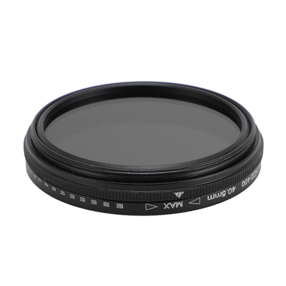 Adjustable ND Camera Lens Filter ND2 to 400 Optical Glass Photography Neutral Density Filter (40.5mm)