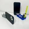 CordBrick/DeskBrick Bundle Weighted Cord Holders for Nightstand & Desk - Phone Charger Cable Management Travel, Phone Accessory, Stocking Stuffer - Gift for Home, Office - Blue view 3