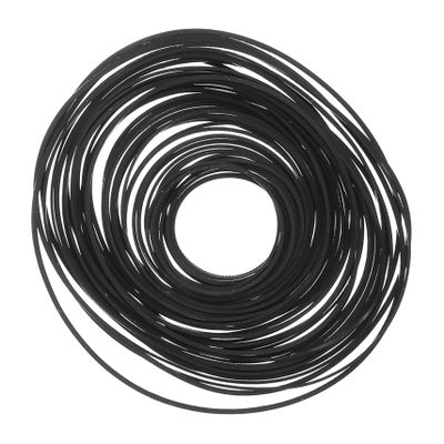 Vaguelly 50pcs Cassette Recorder Rubber Belts Kit for Maintenance Mixed for Audio Quality and Enhanced Performance Cassette Players