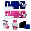 CordBrick Steel Weighted Cord Holder, Cord Wrap, Phone Accessory, Stocking Stuffer for Men, Adults, College Students. Nightstand, Desk Travel Organizer. Silicone. 2pk Blue/Pink view 1