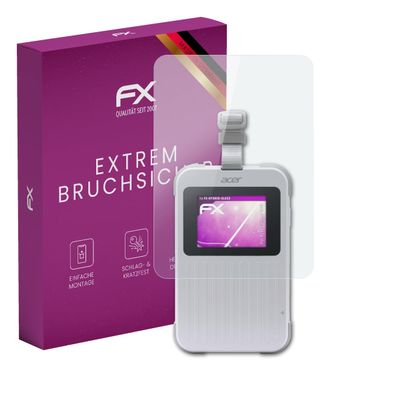 atFoliX Plastic Glass Protective Film compatible with Acer Connect M6E, 9H Hybrid-Glass FX Screen Protector