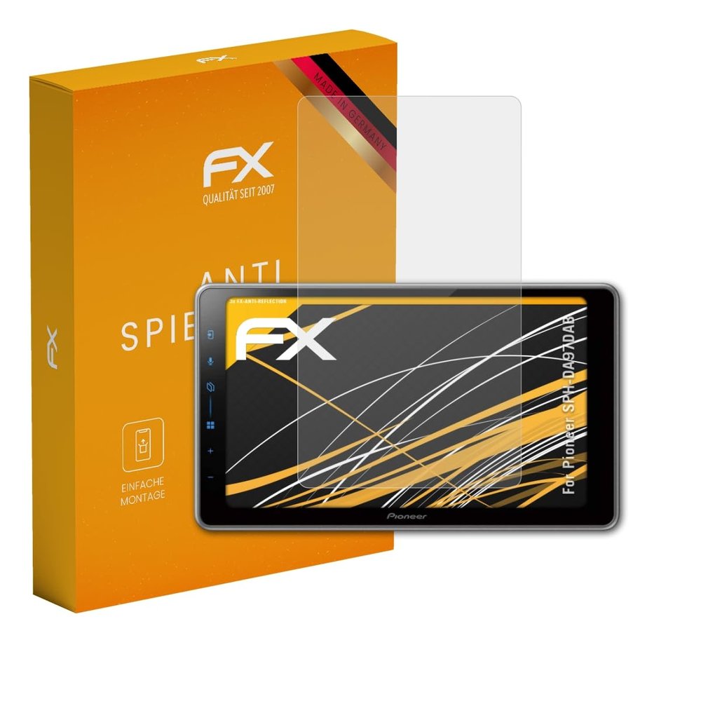 atFoliX Screen Protector compatible with Pioneer SPH-DA97DAB Screen Protection Film, anti-reflective and shock-absorbing FX Protector Film (3X)