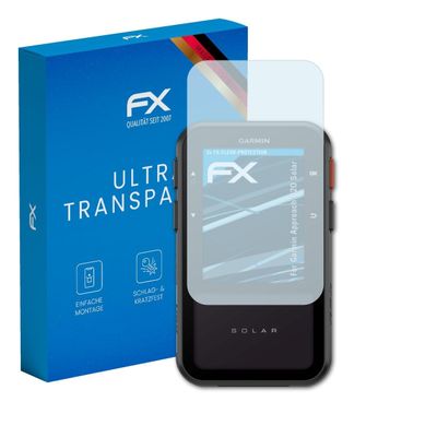 atFoliX Screen Protection Film compatible with Garmin Approach G20 Solar Screen Protector, ultra-clear FX Protective Film (3X)