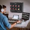PABVZS EQ-7 Car Audio Headset Amplifier 7-Band EQ Equalizer 2 Channel Audio Mixer Equalizer Digital Sound Equalizer Black 500336595 view 4