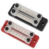 2Pcs Power Distribution Block Black Red 1248V 150A Dual Row 6 Terminal Bus Bar for Cars RVs Boats Yachts Trucks view 1