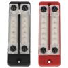 2Pcs Power Distribution Block Black Red 1248V 150A Dual Row 6 Terminal Bus Bar for Cars RVs Boats Yachts Trucks view 2