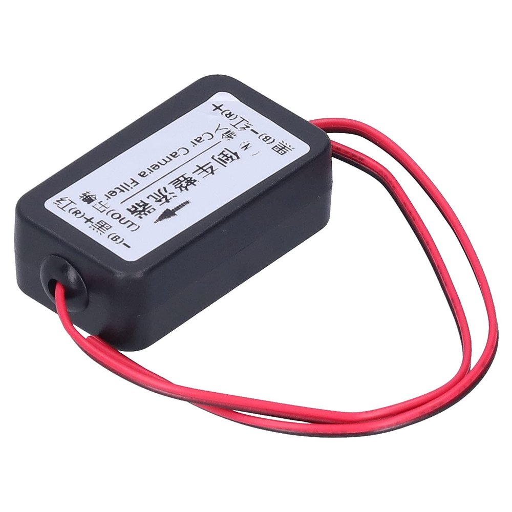 12V Backup Camera Rectifier Power Relay Capacitor Filter Anti Interference for Rear View
