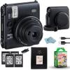 Fujifilm Mini 99 Instax Film Camera (Black) + Instax Mini Film Twin Pack (20 Sheets) + Camera Case + Mini Photo Album (60 Pockets) + BluebirdSales Photo Accessories Bundle view 1