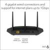 NETGEAR RAX36-100PAR AX3000 Nighthawk 4-Stream AX4 Up to 3 Gbps Wireless Speed WiFi 6 Router - Certified Refurbished view 4
