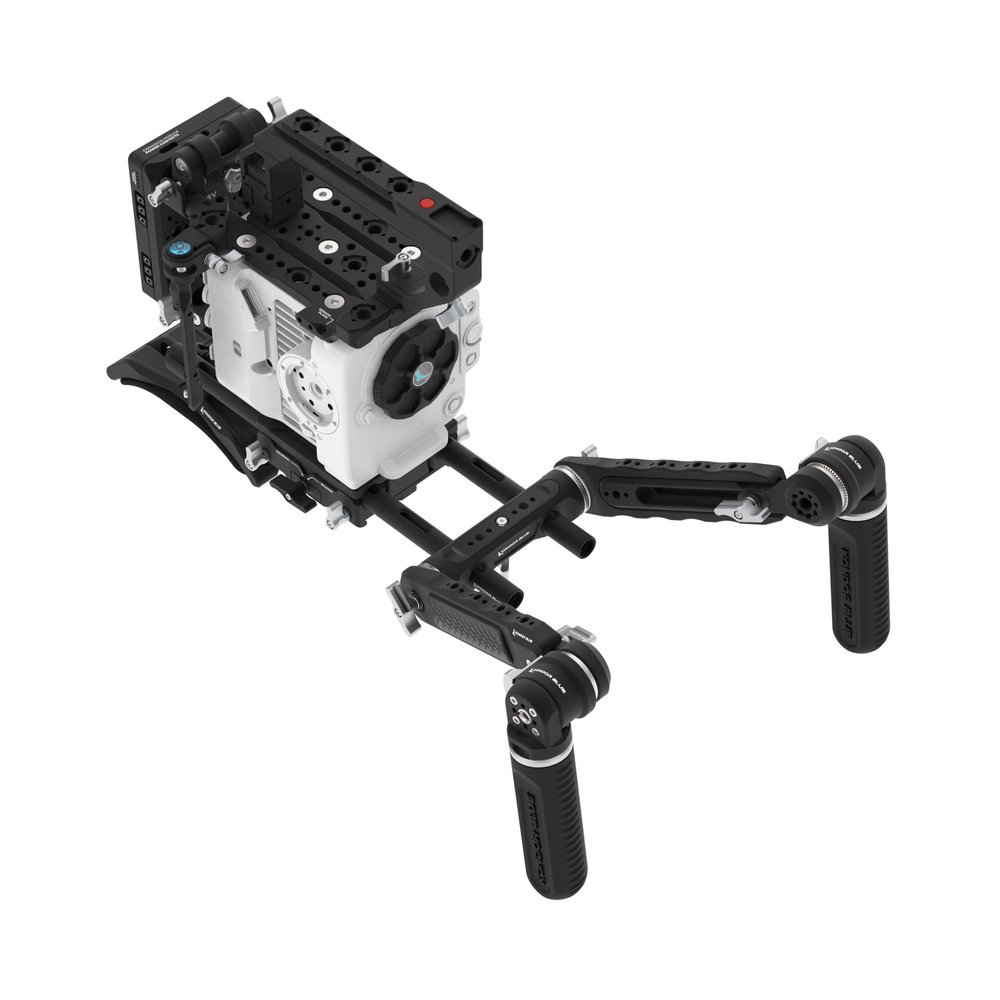 KONDOR BLUE | Ultimate Rig MKII with Pro Gold Mount for Sony FX6 | Designed for Professional workflows and Adaptability to Expand Your Setup | Raven Black