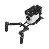 KONDOR BLUE | Ultimate Rig MKII with Pro Gold Mount for Sony FX6 | Designed for Professional workflows and Adaptability to Expand Your Setup | Raven Black view 2