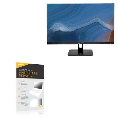 BoxWave Screen Protector Compatible With Amazon Basics 24E2QA (24 in) - ClearTouch Anti-Glare Privacy (2-Pack), Privacy Screen Protector Flexible Film Anti-Glare