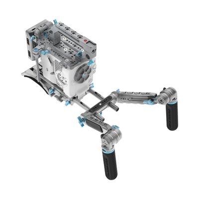 KONDOR BLUE | Ultimate Rig MKII with Pro Gold Mount for Sony FX6 | Designed for Professional workflows and Adaptability to Expand Your Setup | Space Gray
