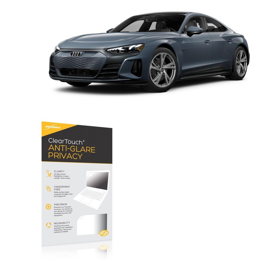 BoxWave Screen Protector Compatible with Audi 2023 e-tron GT Display (10.1 in) - ClearTouch Anti-Glare Privacy (2-Pack), Privacy Screen Protector Flexible Film Anti-Glare