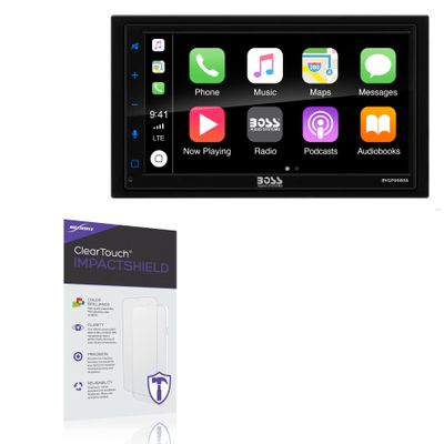 BoxWave Screen Protector Compatible with BOSS Audio BVCP9685A - ClearTouch ImpactShield (2-Pack), Impenetrable Screen Protector Flexible Film