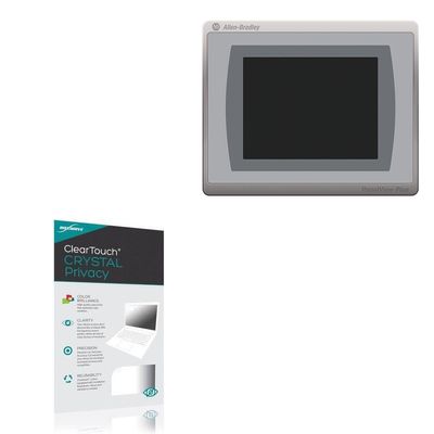 BoxWave Screen Protector Compatible With Allen Bradley PanelView Plus 7 Standard 5.7" - ClearTouch Crystal Privacy (2-Pack), Privacy Screen Protector Flexible Film Clear