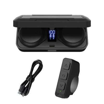 Motorcycle Riding Wireless Headset - Portable Motorcycle Riding Headphones, Led Display Noise Cancelling Headphone | Travel bluetooths Riding Headphones, Headset with Charging Case for Riding, Travel