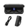 Motorcycle Riding Wireless Headset - Portable Motorcycle Riding Headphones, Led Display Noise Cancelling Headphone | Travel bluetooths Riding Headphones, Headset with Charging Case for Riding, Travel view 1