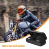 Motorcycle Riding Wireless Headset - Portable Motorcycle Riding Headphones, Led Display Noise Cancelling Headphone | Travel bluetooths Riding Headphones, Headset with Charging Case for Riding, Travel view 4