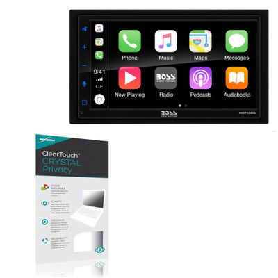 BoxWave Screen Protector Compatible with BOSS Audio BVCP9685A - ClearTouch Crystal Privacy (2-Pack), Privacy Screen Protector Flexible Film Clear