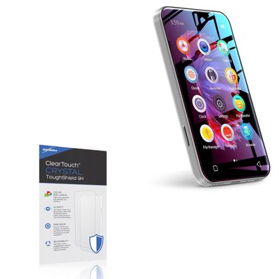 BoxWave Screen Protector Compatible With TIMMKOO Q5 MP3 Player With Bluetooth and WiFi - ClearTouch Crystal ToughShield 9H (2-Pack), Clear 9H Tough Flexible Film Screen Protector
