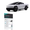 BoxWave Screen Protector Compatible with Tesla Motors 2024 Cybertruck Rear Display (9.4 in) - ClearTouch Crystal Privacy (2-Pack), Privacy Screen Protector Flexible Film Clear view 1