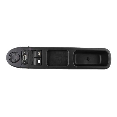 Car Accessories Driver Side Electric Power Master Window Switch LHD 6554.QA 6554QA 9654859677 Compatible with Peugeot 207 207SW 207CC(Without fold)